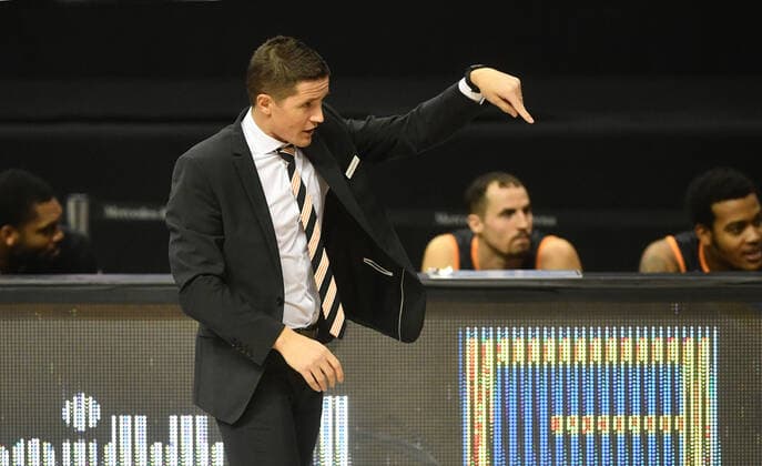 Jaka Lakovic coach Ulm , on the sidelines ALBA Berlin ratiopharm Ulm Basketball, easy Credit BBL , men, men, men, season 2020 2021 Berlin, 19 12 2020, Mercedes Benz Arena