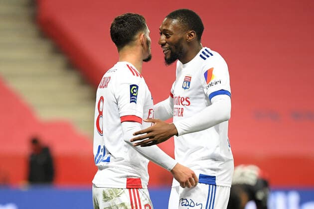 JOIE - FAIR PLAY - 07 KARL TOKO EKAMBI (OL) FOOTBALL : Nice vs Lyon - Ligue 1 Uber Eats - 19 12 2020 FEP Panoramic 