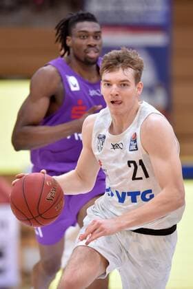Justus Hollatz Hamburg Towers on the ball, GER, Basketball, Bundesliga, BBL, BG Goettingen Hamburg Towers, 20 12 2020, Basketball, Bundesliga, BBL, BG Goettingen Hamburg Towers, 20 12 2020 Goettingen Copyright: xSippel xEibner-Pressefotox EP_rsl
