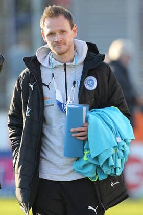 Wiedenbrueck, Germany 19 December 2020 Regionalliga West 2020 2021 SC Wiedenbrueck vs SF Lotte coach Andy Steinmann Lotte Jahnstadion North Rhine Westphalia Copyright: xFotostandx xBrehmerx