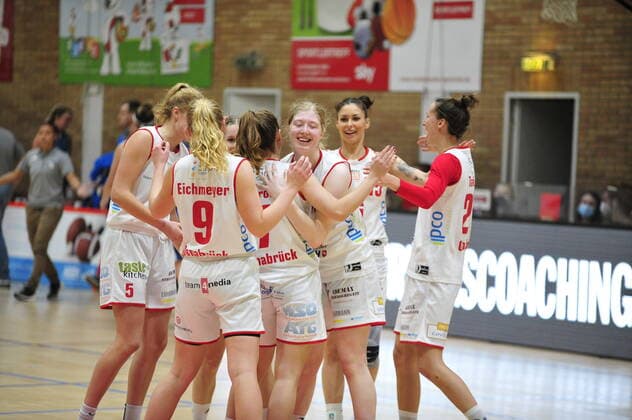 Basketball DBBL 08 Matchday GiroLive Panthers Osnabrück SNP BasCats USC Heidelberg on 20 12 2020 at OSC Halle in Osnabrück GiroLive Panthers win 104 79 against Heidelberg BK