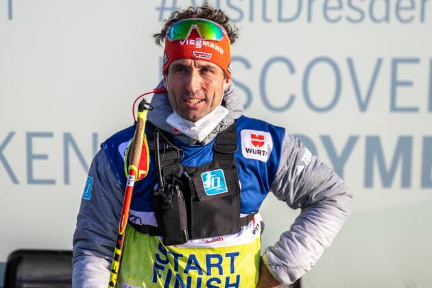 COOP FIS Ski Weltcup Dresden. Bundestrainer Peter Schlickenrieder (Deutschland) *** COOP FIS Ski World Cup Dresden National Coach Peter Schlickenrieder Germany