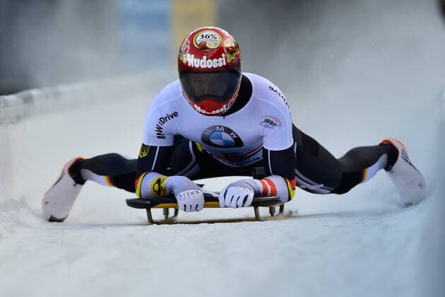 Koenigssee, Deutschland 12. Dezember 2015: BMW IBSF - Skeleton - Weltcup 2015 - Herren GROTHEER, Christopher (GER) BMW IBSF - Skeleton - Weltcup 2015 - Herren *** Koenigssee, Germany 12 December 2015 BMW IBSF Skeleton World Cup 2015 Men GROTHEER, Christopher GER BMW IBSF Skeleton World Cup 2015 Men jw