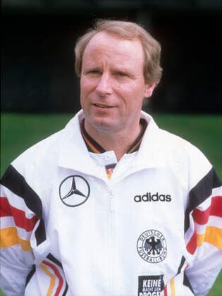 National coach Berti Vogts, portrait, German national team 21 05 1996 in Cologne HM