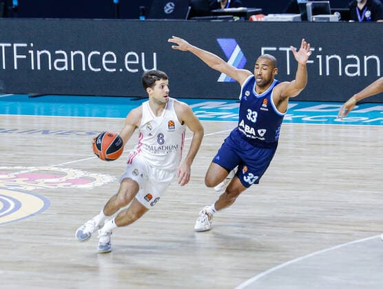 MATCH Day 16 Mens Euroleague Madrid Real Madrid vs Alba Berlin Nicolas Laprovittola Jayson Granger Madrid Madrid Spain Basketball  Copyright: xAlbaxPachecox