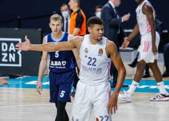 MATCH Day 16 Mens Euroleague Madrid Real Madrid vs Alba Berlin Edy Tavares Madrid Madrid Spain Basketball  Copyright: xAlbaxPachecox
