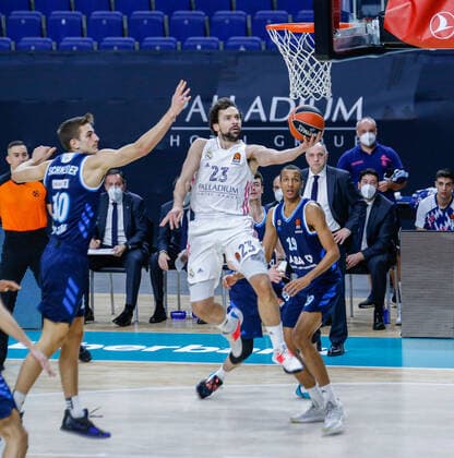 MATCH Day 16 Mens Euroleague Madrid Real Madrid vs Alba Berlin Sergio Llull Madrid Madrid Spain Basketball  Copyright: xAlbaxPachecox