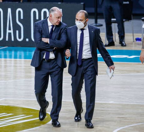 MATCH Day 16 Mens Euroleague Madrid Real Madrid vs Alba Berlin Pablo Laso Chus Mateo Madrid Madrid Spain Basketball  Copyright: xAlbaxPachecox