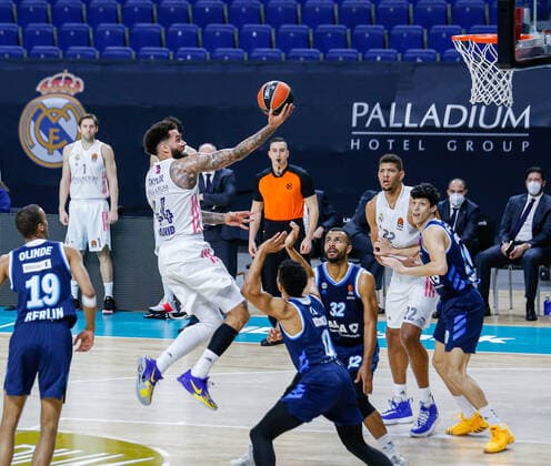 MATCH Day 16 Mens Euroleague Madrid Real Madrid vs Alba Berlin Jeff Taylor Madrid Madrid Spain Basketball  Copyright: xAlbaxPachecox