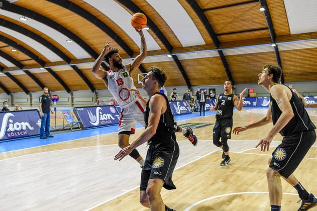 Barmer 2 Basketball Bundesliga ProB, Rheinstars Koeln vs ART Giants Duesseldorf, 23 12 2020 , Barmer 2 Basketball Bundesliga ProB, Rheinstars Koeln vs ART Giants Duesseldorf on 23 12 2020 at the Basketball Campus in Koeln Nordrhein Westfalen Copyright: xBEAUTIFULxSPORTS Mueller-Laschetx