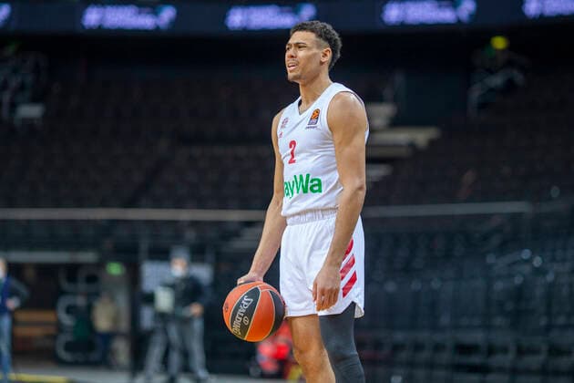 2020-12-23 Kaunas Lithuania. Basketball team Zalgiris Kaunas plays vs Bayern Munich Euroleague game at Zalgiris arena in Kaunas on Wednesday 23 of December 2020. WADE BALDWIN IV. KAUNAS Lithuania  Copyright: xKarolisxKavolelisx Euroleague basketball