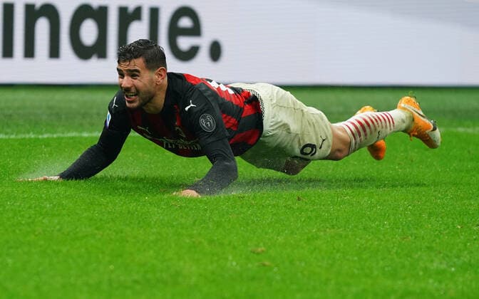 Bilder des Jahres 2020, Sport 12 Dezember Photo LaPresse - Spada December 23 , 2020 Milan ( Italy ) Soccer A.C. Milan- Season 2020-2021 - Serie A Milan vs Lazio In the pic: Theo Hernandez celebrates after scoring goal 3-2  Copyright: xSpada LaPressex