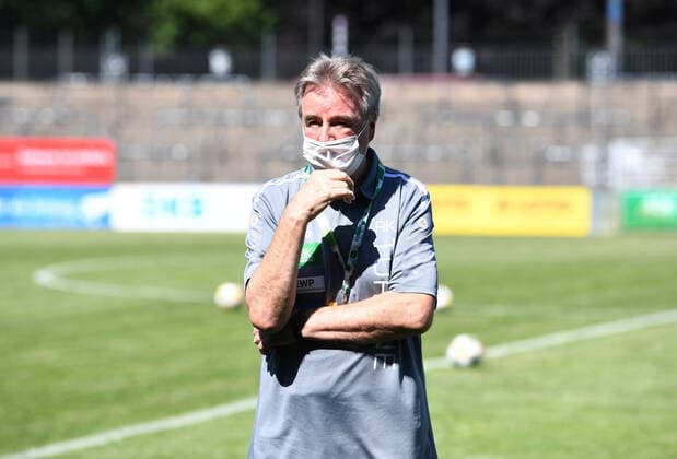 Football, Women, 2019 2020 season, DFB Pokal quarterfinals , 1 FFC Turbine Potsdam SGS Essen 1 3 , President Rolf Kutzmutz Turbine Potsdam , disappointment after final whistle, 03 06 2020, Copyright: xMatthiasxKochx