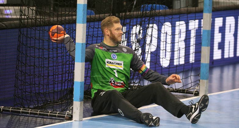 26 12 20 TVB Stuttgart Bergischer HC Germany, Stuttgart, 26 12 2020, handball, DKB Bundesliga, season 2020 2021, TVB Stuttgart Bergischer HC Johannes Bitter TVB Stuttgart