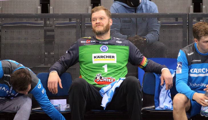 26 12 20 TVB Stuttgart Bergischer HC Germany, Stuttgart, 26 12 2020, handball, DKB Bundesliga, season 2020 2021, TVB Stuttgart Bergischer HC Johannes Bitter TVB Stuttgart