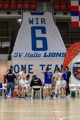GISA Lions GISA Lions SV Halle vs inexio Royals from Saarlouis Basketball 1 Bundesliga ERDGAS Sportarena Halle Saale 27 12 2020 Foto Holger John Sachsen Anhalt Germany