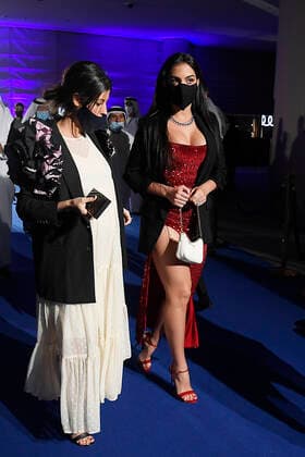 Foto Fabio Ferrari - LaPresse 27 Dicembre 2020 Dubai ( Emirati Arabi ) Dubai Globe Soccer Award 2020 - Dodicesima Edizione. Nella foto: Georgina Rodriguez photo Fabio Ferrari - LaPresse December 27, 20720 Dubai (Unated Arab Emirate) Sport Dubai Globe Soccer Award 2020 - 12th Edition. In the pic: Georgina Rodriguez  Copyright: xFabioxFerrari LaPressex