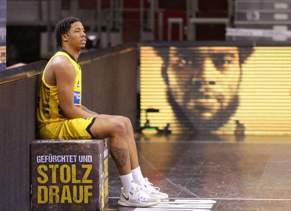 Ludwigsburg , Basketball easyCredit BBL Bundesliga , MHP RIESEN Ludwigsburg vs s Oliver Würzburg , Desi Rodriguez Riesen