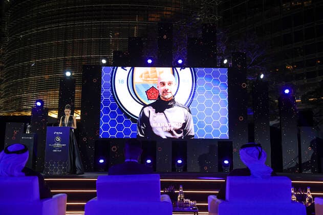 Football, Dubai Globe Soccer Award 2020 - Coach of the Century Pep Guardiola