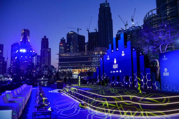 Foto Fabio Ferrari - LaPresse 27 Dicembre 2020 Dubai ( Emirati Arabi ) Dubai Globe Soccer Award 2020 - Dodicesima Edizione. Nella foto: Durante la serata. photo Fabio Ferrari - LaPresse December 27, 20720 Dubai (Unated Arab Emirate) Sport Dubai Globe Soccer Award 2020 - 12th Edition. In the pic: During the evening.  Copyright: xLaPresse xFabioxFerrari FabioxFex