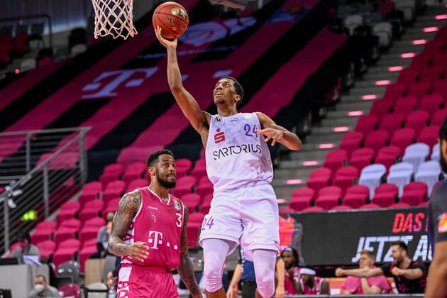easyCredit BBL, Telekom Baskets Bonn vs BG Goettingen, 27 12 2020 Aubrey Dawkins BG Goettingen 24 , easyCredit BBL, Telekom Baskets Bonn vs BG Goettingen on 27 12 2020 at Telekom Dome Bonn, Bonn Nordrhein Westfalen Copyright: xBEAUTIFULxSPORTS Mueller-Laschetx