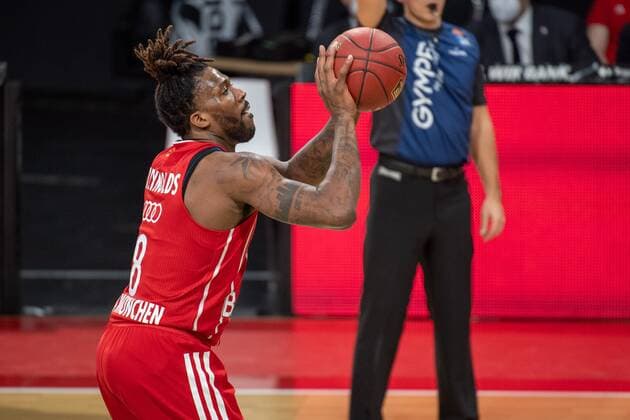 Jalen Reynolds 8 FC Bayern , FC Bayern Basketball vs Brose Bamberg, BBL, 27 12 2020 Munich Bavaria Germany Copyright: xkolbert-press UlrichxGamelx