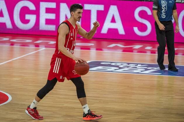 Nihad Djedovic 14 FC Bayern , FC Bayern Basketball vs Brose Bamberg, BBL, 27 12 2020 Munich Bavaria Germany Copyright: xkolbert-press UlrichxGamelx
