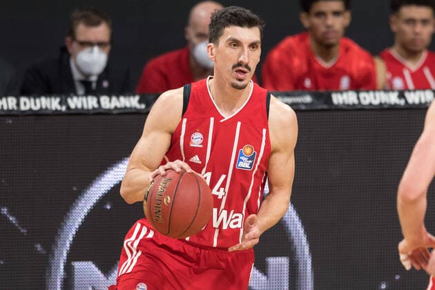 Basketball, BBL, 20201227, FC Bayern Munich brose Bamberg In the picture Nihad DJEDOVIC FC Bayern Munich, 14 Munich Audi Dome Bayern Germany Copyright: Passion2Press.dex xMarkusxFischerx