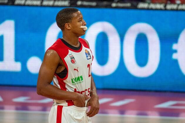 Devon Hall 22 Brose Bamberg , FC Bayern Basketball vs Brose Bamberg, BBL, 27 12 2020 Munich Bavaria Germany Copyright: xkolbert-press UlrichxGamelx