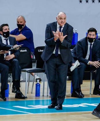 MATCH Day 16 Endesa ACB Mens League Madrid Real Madrid vs FC Barcelona Barca Pablo Laso Madrid Madrid Spain Basketball  Copyright: xAlbaxPachecox