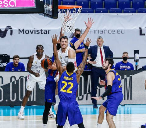 MATCH Day 16 Endesa ACB Mens League Madrid Real Madrid vs FC Barcelona Barca Alberto Abalde Madrid Madrid Spain Basketball  Copyright: xAlbaxPachecox