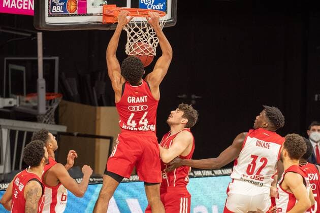 Sasha Grant 44 FC Bayern , FC Bayern Basketball vs Brose Bamberg, BBL, 27 12 2020 Munich Bavaria Germany Copyright: xkolbert-press UlrichxGamelx