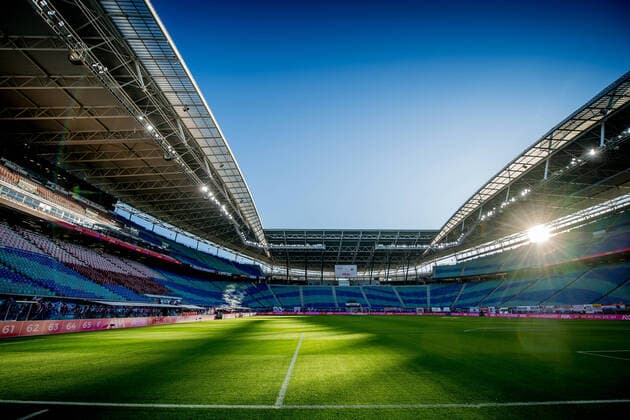 Overview of the arena before the match 19 December 2020 Leipzig, Red Bull Arena Football 1 Bundesliga, Matchday 13 RB Leipzig 1 FC Koeln 0 0 RB Leipzig 1 FC Koeln