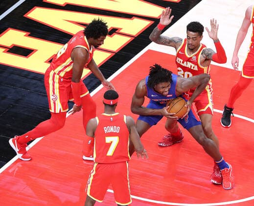 Basketball, NBA, Atlanta Hawks - Detroit Pistons