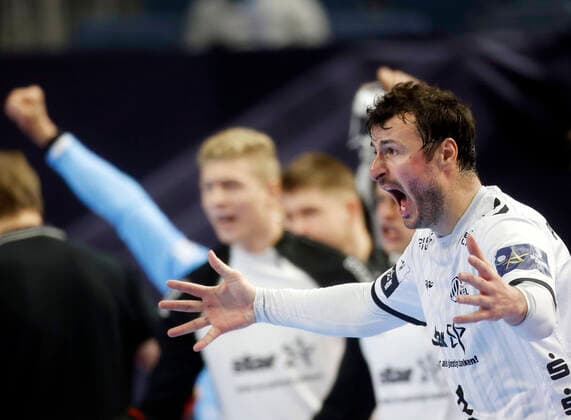 Handball,Velux EHF Final 4 Final, on 28 12 2020 at Lanxess Arena in Cologne Germany Semi final THW Kiel vs Telekom Veszprem HC 36 35 n V Domagoj DUVNJAK THW