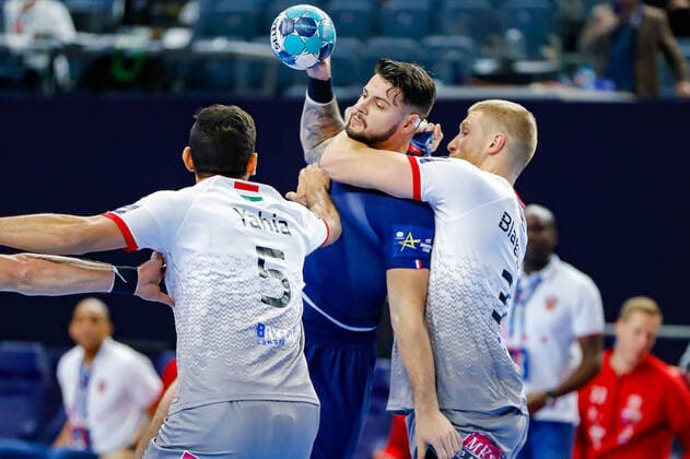 Elohim Prandi (Paris Saint Germain Handball PSG) HANDBALL : Paris Saint Germain Handball Vs Telekom Veszprem - Velux EHF Champions League - Final 4 - petite finale - 29 12 2020 BertrandDelhomme Panoramic 