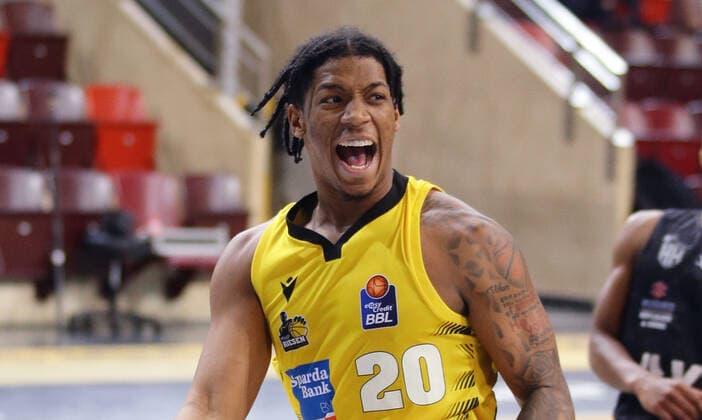 Ludwigsburg , Basketball easyCredit BBL Bundesliga , MHP RIESEN Ludwigsburg vs Hamburg Towers , Desi Rodriguez Riesen