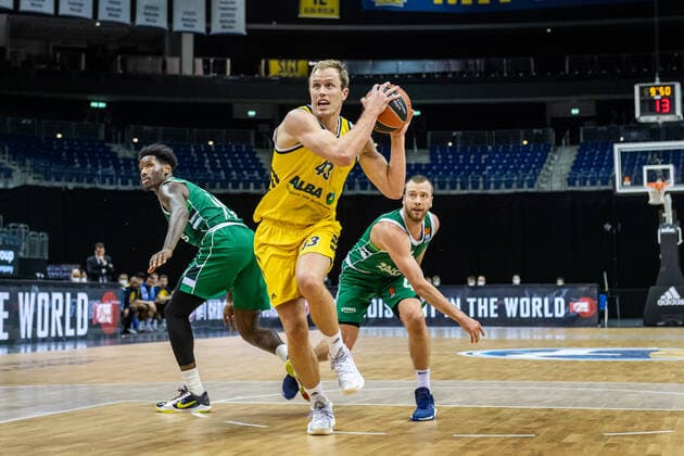 Basketball Berlin 29 12 2020 Season 2020 2021 Euroleague Regular Season Round 17 Alba Berlin vs Zalgiris Kaunas Luke Sikma Alba Berlin, No 43