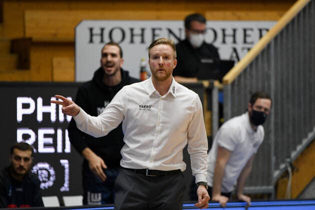 Co coach Joonas Iisalo takes over for his disqualified brother, GER, HAKRO Merlins Crailsheim vs Ratiopharm Ulm, 29 12 2020, 10 match day easycredit Basketball Bundesliga, season 2020 2021 GER, HAKRO Merlins Crailsheim vs Ratiopharm Ulm, 29 12 2020, 10 match day easycredit Basketball Bundesliga, season 2020 2021 Crailsheim Copyright: xEibnerxPressefoto MichaelxMemmlerx EP_MMR