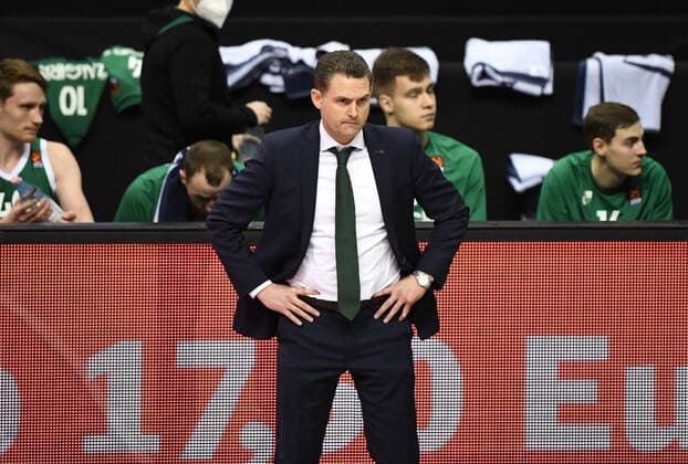 Basketball, mens, 2020 2021 season, EuroLeague 17 matchday , Alba Berlin Zalgiris Kaunas, coach Martin Schiller Zalgiris Kaunas , 29 12 2020, Copyright: xSebastianxRäppoldx xMatthiasxKox
