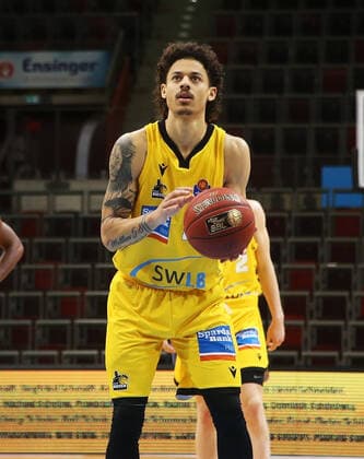 Jonah Radebaugh Giants MHP Riesen Ludwigsburg vs Hamburg Towers Basketball Bundesliga 2020 2021 Ludwigsburg , GER, 29 12 2020,