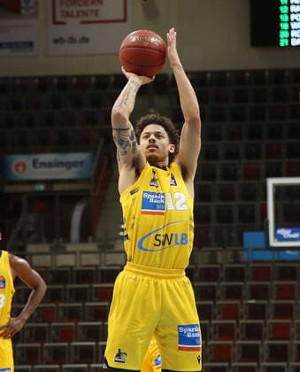 Jonah Radebaugh Giants MHP Riesen Ludwigsburg vs Hamburg Towers Basketball Bundesliga 2020 2021 Ludwigsburg , GER, 29 12 2020,