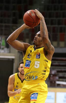 Ludwigsburg , Basketball easyCredit BBL Bundesliga , MHP RIESEN Ludwigsburg vs Hamburg Towers , Barry Brown Riesen
