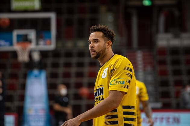 Elias Harris MHP Riesen Ludwigsburg, 8 ¨¨¨MHP Riesen Ludwigsburg vs Hamburg Towers, Basketball, Bundesliga, easy credit BBL, Matchday 11, Season 2020 2021, 29 12 2020, ¨¨ MHP Riesen Ludwigsburg vs Hamburg Towers, Basketball, Bundesliga, easy credit BBL, Matchday 11, Season 2020 2021, 29 12 2020 Ludwigsburg. Copyright: xNinaxSander xEibnerxPressefotoxIx EP_NSR