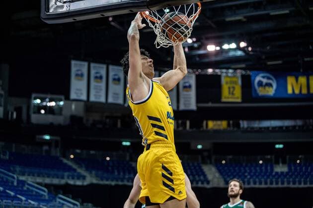 Basketball Berlin 29 12 2020 Season 2020 2021 Euroleague Regular Season Round 17 Alba Berlin vs Zalgiris Kaunas Simone Fontecchio Alba Berlin, No 20