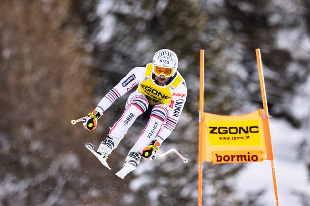 Bilder des Jahres 2020, Sport 12 Dezember Sport Themen der Woche KW53 Sport Bilder des Tages 30.12.2020, Stelvio, Bormio, ITA, FIS Weltcup Ski Alpin, Abfahrt, Herren, im Bild Adrien Theaux (FRA) Adrien Theaux of France in action during his run for the men downhill race of FIS ski alpine world cup at the Stelvio in Bormio, Italy on 2020 12 30. **** ONLY GER;FRA;ITA;ESP;SUISSE;GBR **** Bormio *** 30 12 2020, Stelvio, Bormio, ITA, FIS Alpine Ski World Cup, Downhill, Men, in picture Adrien Theaux FRA Adrien Theaux of France in action during his run for the men downhill race of FIS alpine ski world cup at the Stelvio in Bormio, Italy on 2020 12 30 ONLY GER FRA ITA ESP SUISSE GBR Bormio  EP_gro  
