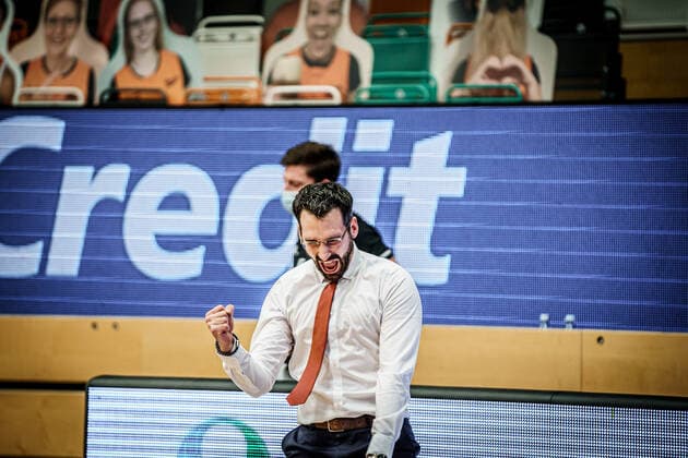 easyCredit BBL 10 Matchday Rasta Vechta EWE Baskets Basketball Oldenburg 30 12 2020 Season 2020 2021 easyCredit BBL 10 Matchday Rasta Vechta EWE Baskets Thomas Paech, Headcoach RASTA Vechta editorial use only commercial use only by arrangement with the photographer Vechta Germany