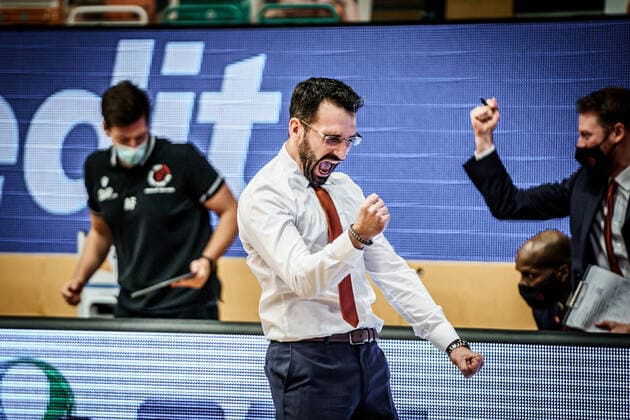easyCredit BBL 10 Matchday Rasta Vechta EWE Baskets Basketball Oldenburg 30 12 2020 Season 2020 2021 easyCredit BBL 10 Matchday Rasta Vechta EWE Baskets Thomas Paech, Headcoach RASTA Vechta editorial use only commercial use only by arrangement with the photographer Vechta Germany