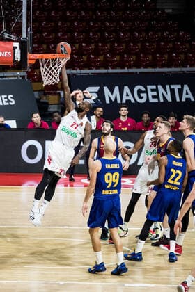 Turkish Airlines EuroLeague FC Bayern Basketball FC Barcelona 30 12 2020 James Gist FC Bayern, 21 Turkish Airlines EuroLeague FC Bayern Basketball FC Barcelona Audi Dome, Munich Bayern Copyright: xBEAUTIFULxSPORTS Wunderlx