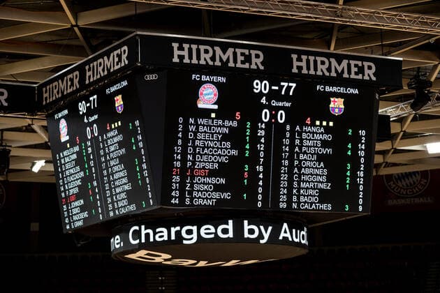 Turkish Airlines EuroLeague FC Bayern Basketball FC Barcelona 30 12 2020 Final score at Audi Dome 90 77 Turkish Airlines EuroLeague FC Bayern Basketball FC Barcelona Audi Dome, Munich Bayern Copyright: xBEAUTIFULxSPORTS Wunderlx